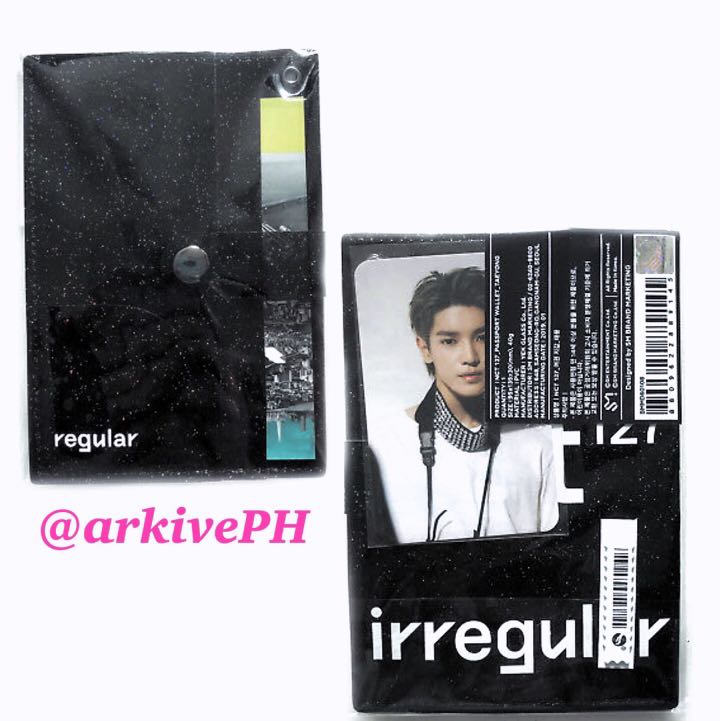 NCT 127 Regular Irregular Official Passport Wallet Taeyong Ver