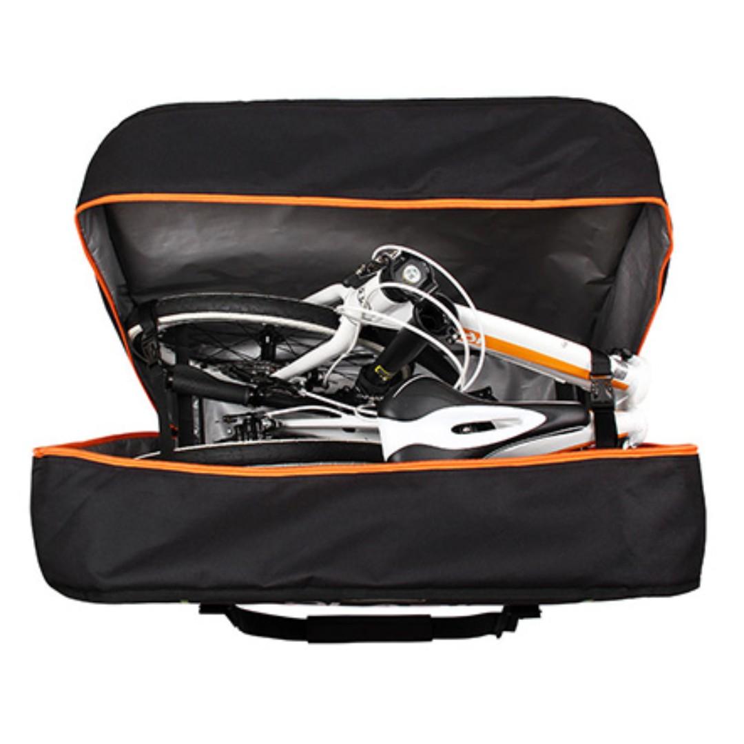 folding bike case with wheels