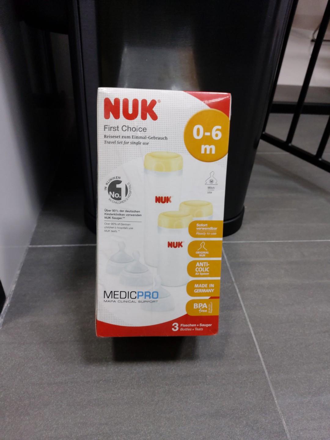 disposable bottles and teats