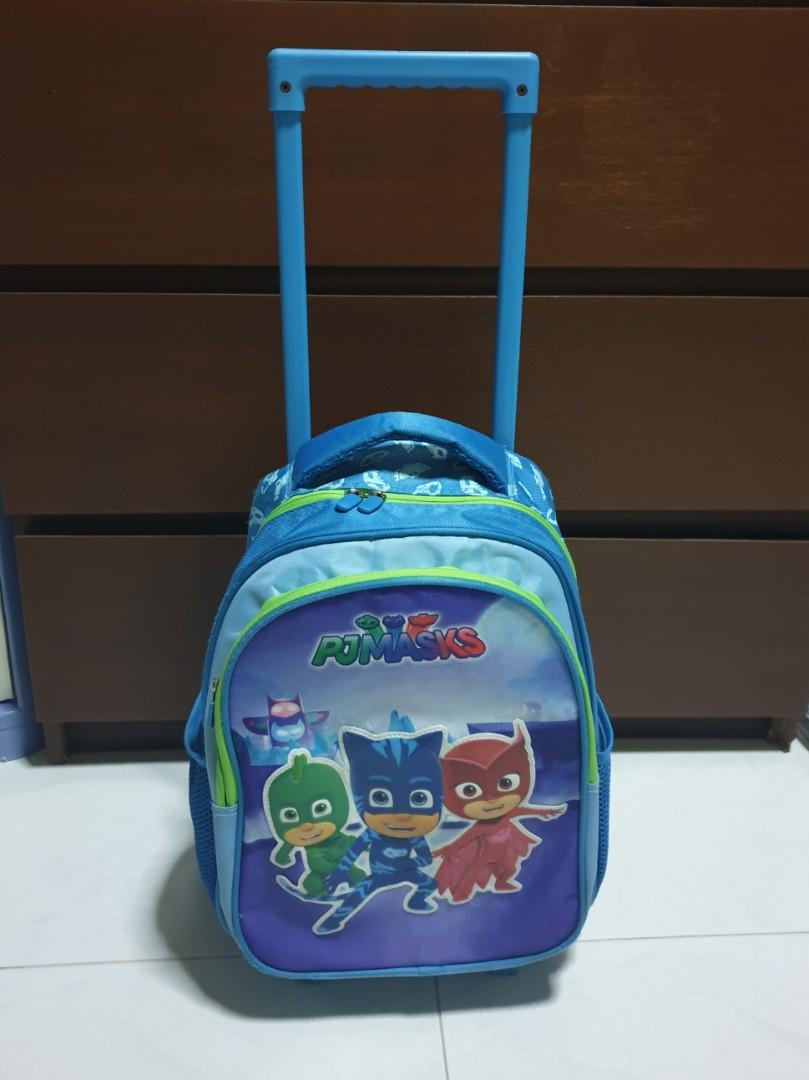 Pj Masks Trolley Bag Babies Kids Strollers Bags Carriers On Carousell - in stock roblox backpack blue color only roblox primary school bag school backpack women s fashion bags wallets backpacks on carousell
