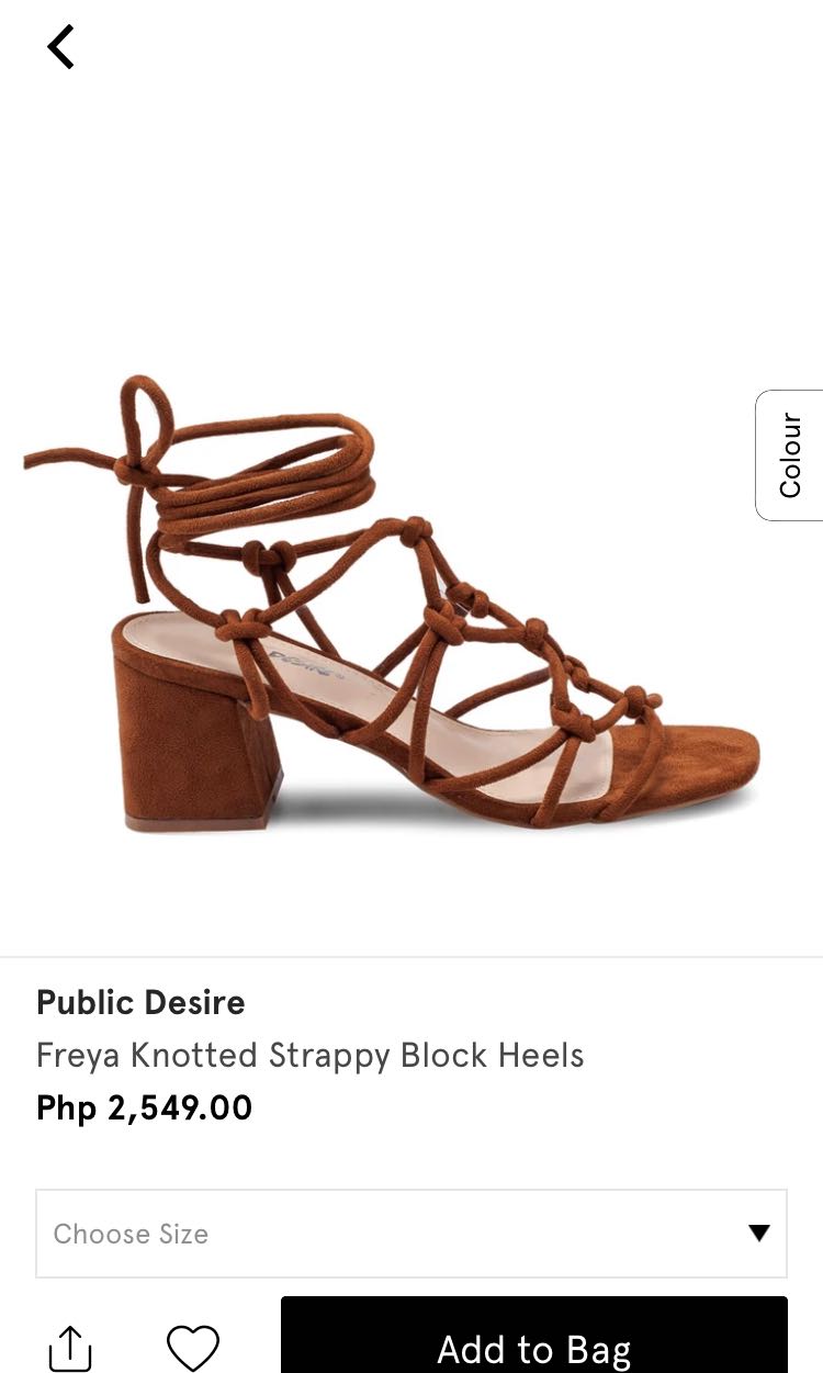 public desire strappy heels