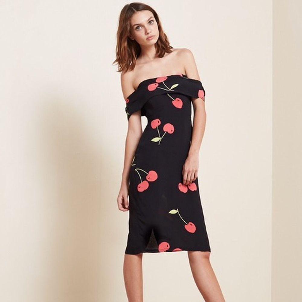 reformation cherry dress