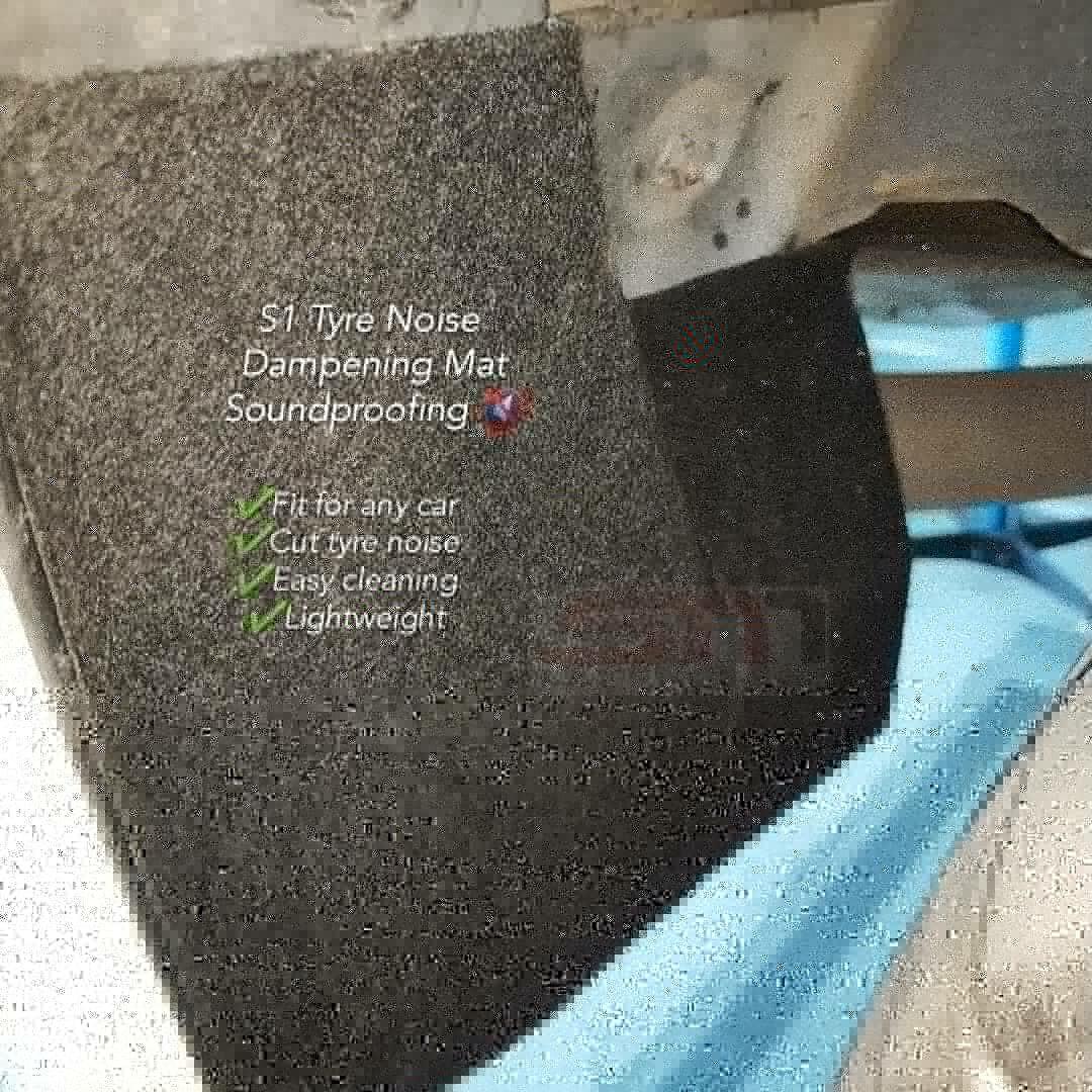 S1 Tyre Noise Damping Soundproofing Mat, Auto Accessories on Carousell