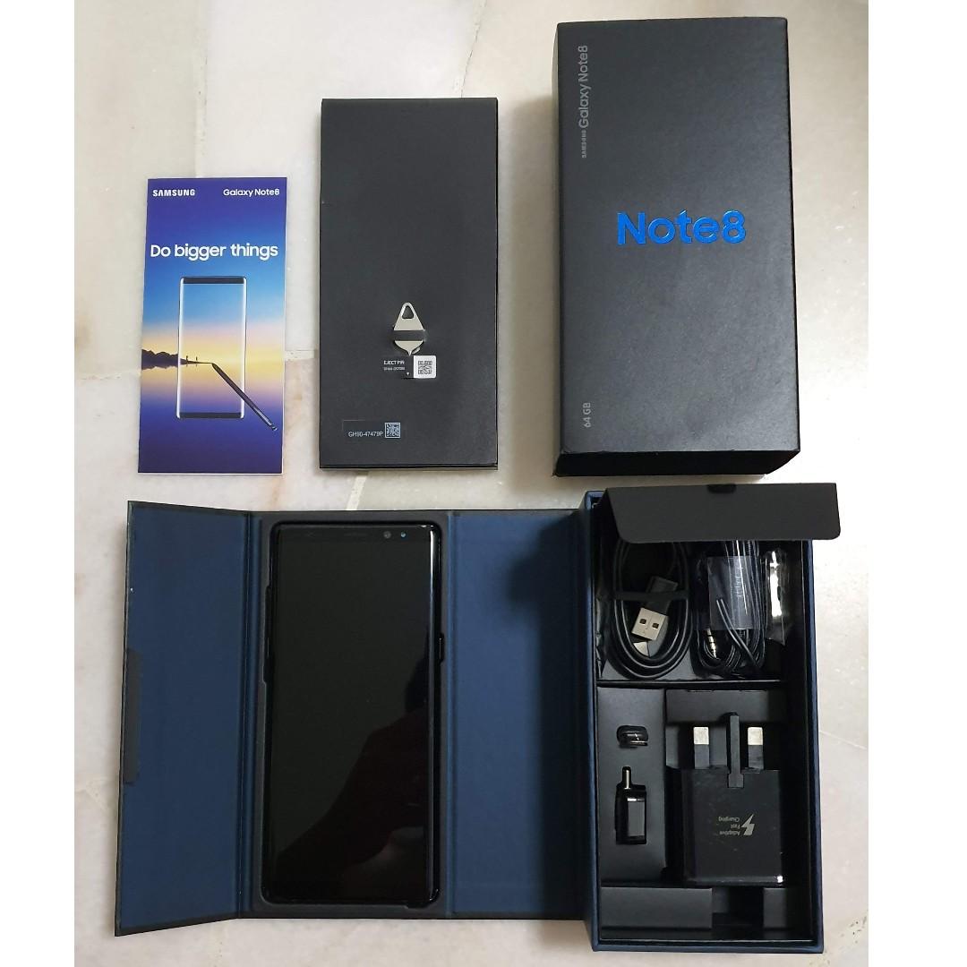 Samsung Galaxy Note 8 64gb Midnight Black Mobile Phones Tablets Android Phones Samsung On Carousell