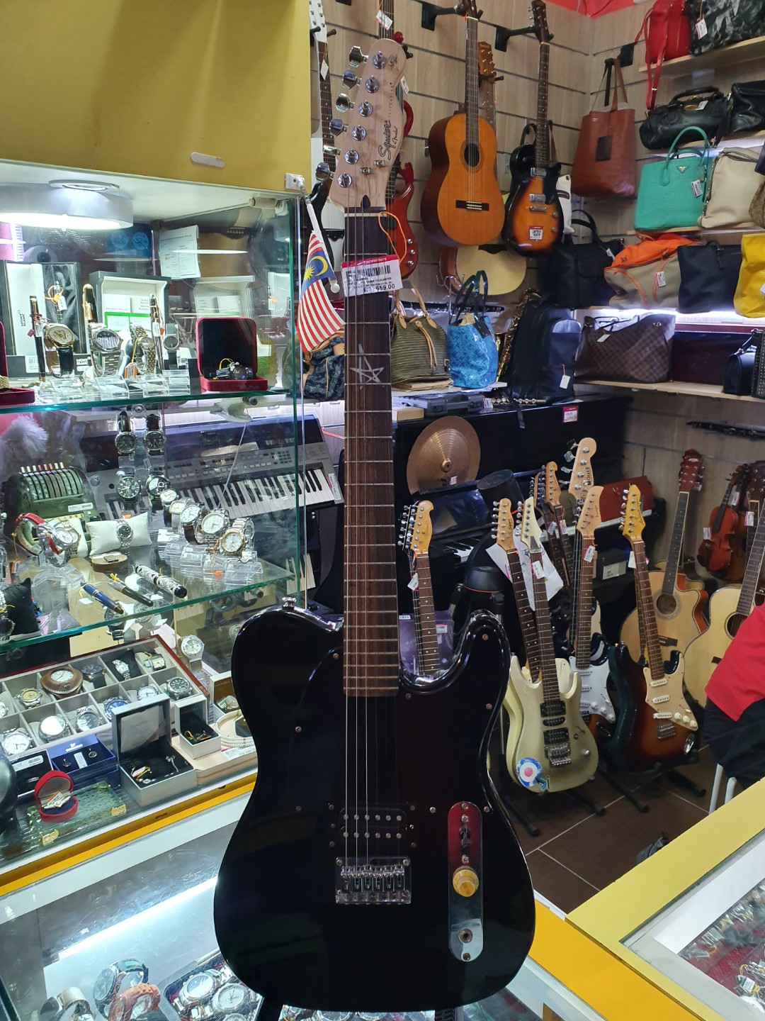 Squier Avril Lavigne Telecaster Electric Guitar Made Indonesia