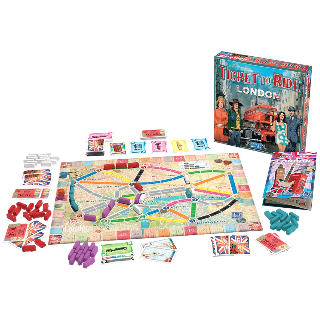 Ticket To Ride London Board Game Toys Games Board Games Cards On Carousell