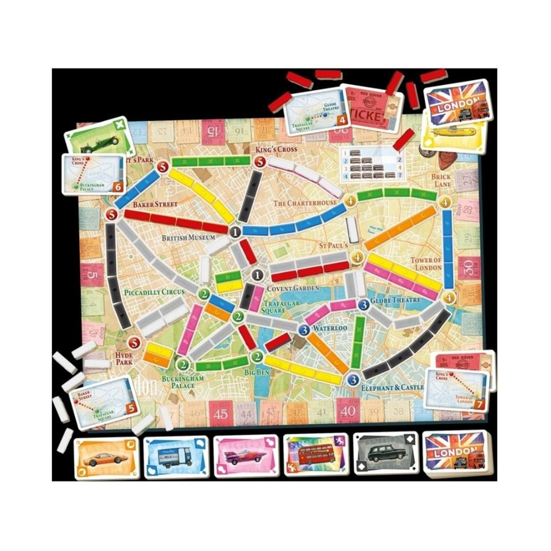 Ticket to Ride London Board Game, Hobbies & Toys, Toys & Games on Carousell