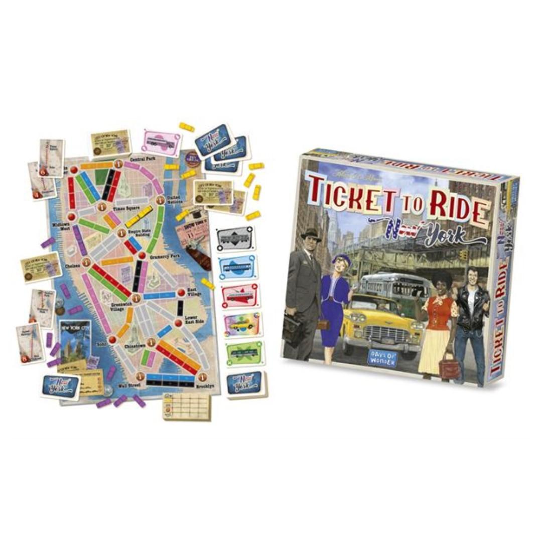 Ticket To Ride New York Board Game Toys Games Board Games Cards On Carousell