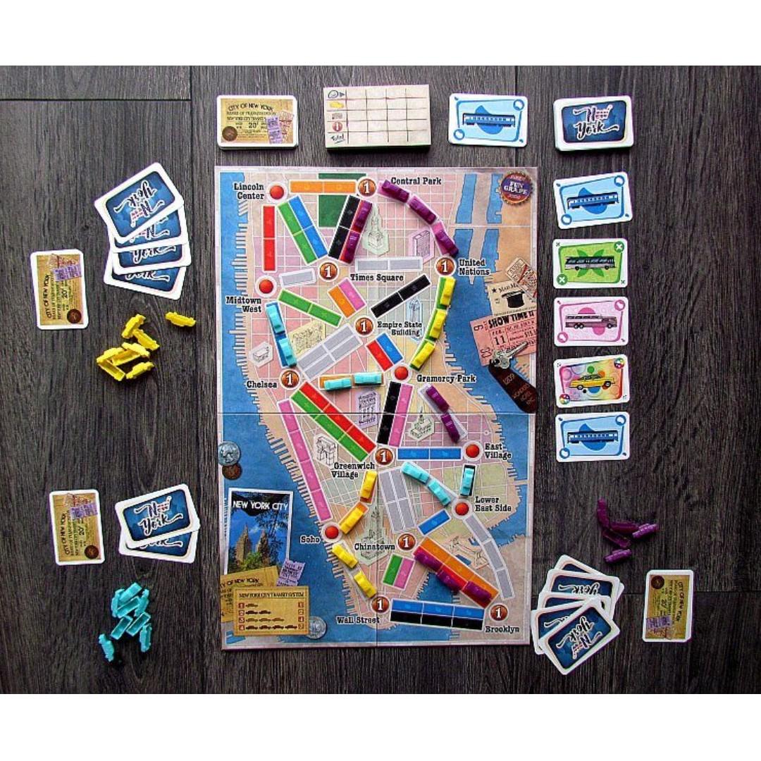 Ticket to Ride New York Board Game, Toys & Games, Board Games & Cards
