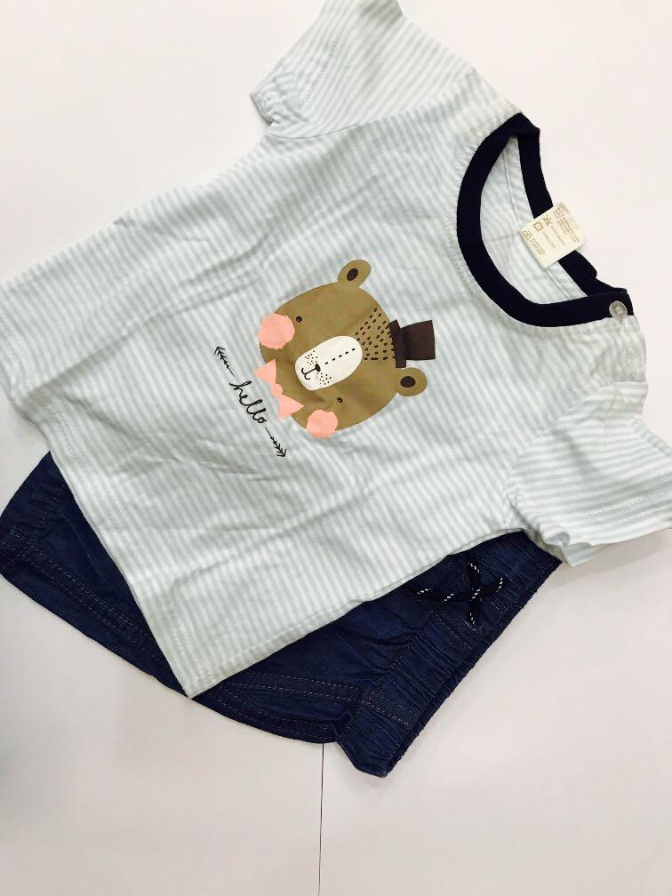 Tiny Button Baby Boy Set Babies Kids Babies Apparel On Carousell