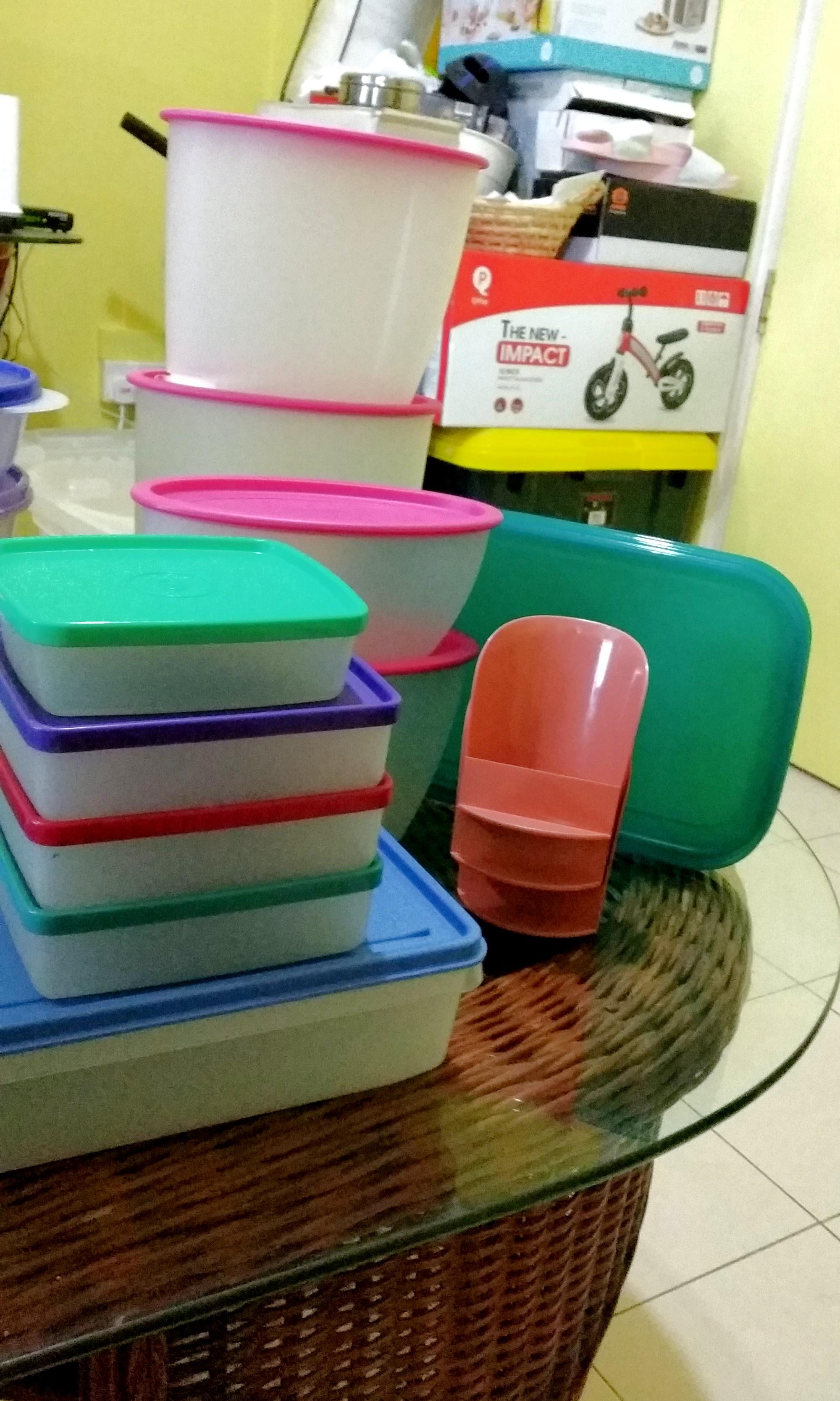 Tupperware Containers, Furniture & Home Living, Kitchenware & Tableware
