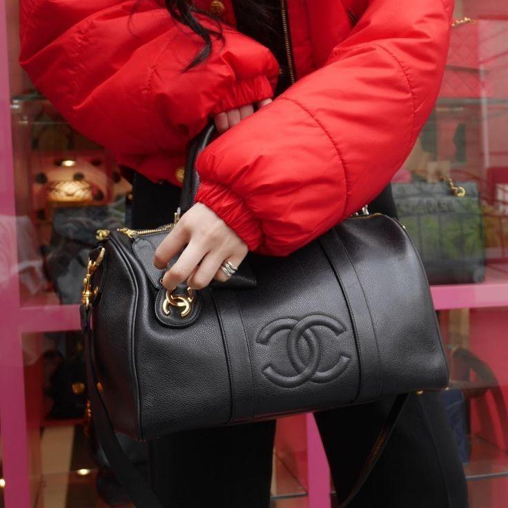Chanel vintage best sale boston bag