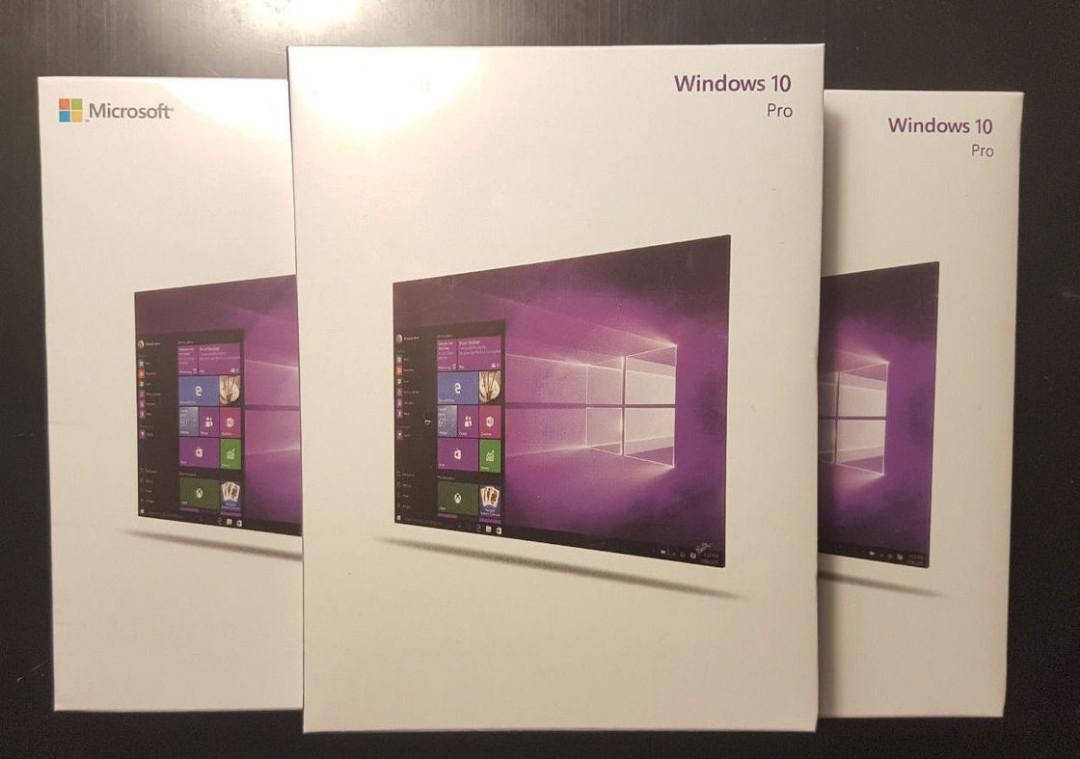 Windows 10 Pro Usb Fpp Retail Box Electronics Computer Parts