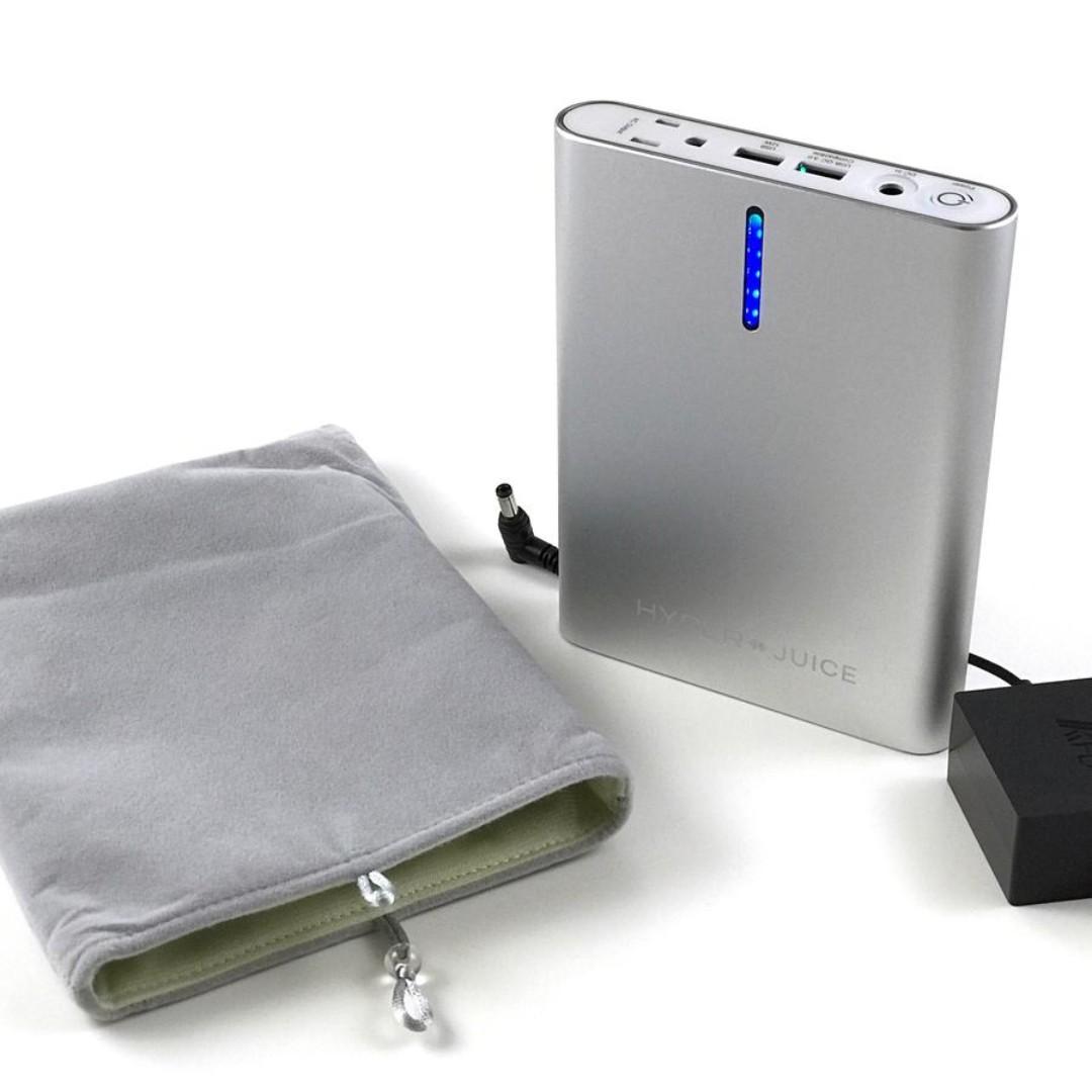048 HYPERJUICE AC Battery Pack 100Wh 26,800mAh [Silver], Mobile Phones
