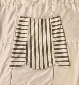 TOPSHOP Stripes Skirt