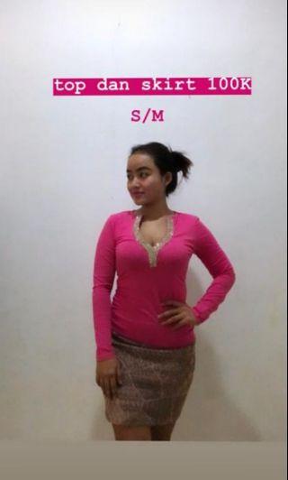 Atasan dan rok