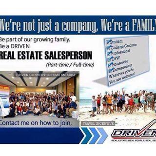 Hiring Real Estate Sales Agent or Salesperson Part Time & Full Time
