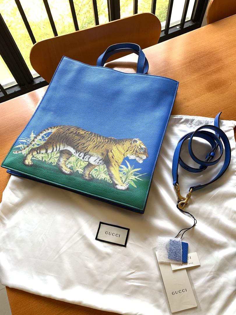 gucci tiger tote bag
