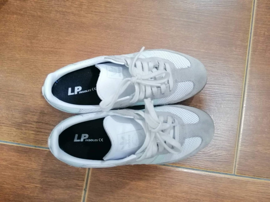 adidas samba white and green