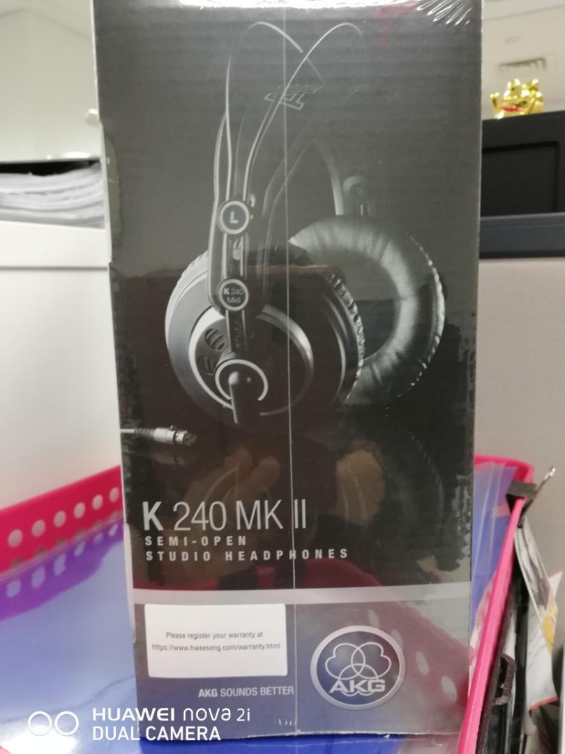AKG K240 Mk II headphone, Audio, Headphones \u0026 Headsets on Carousell