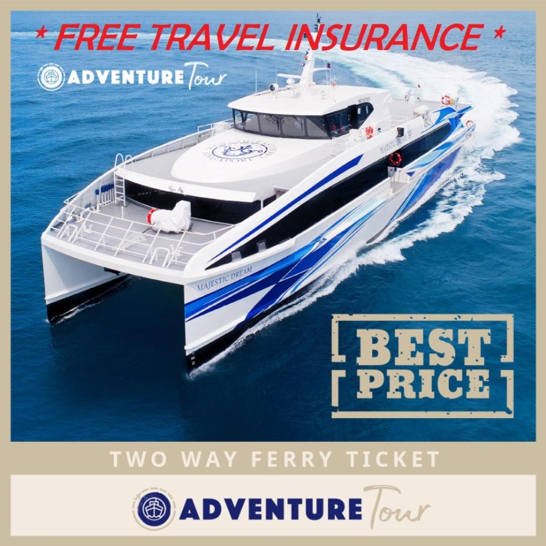 Batam Ferry Ticket Batam 2 Way Ferry Ticket Inclusive Of All Taxes Immediate E Boarding Pass Travel Insurance Entertainment Attractions On Carousell