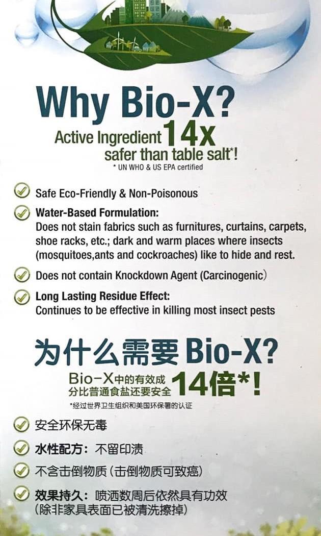 Biox Malaysia BXQ6 Aerosol Spray, Furniture & Home Living, Home