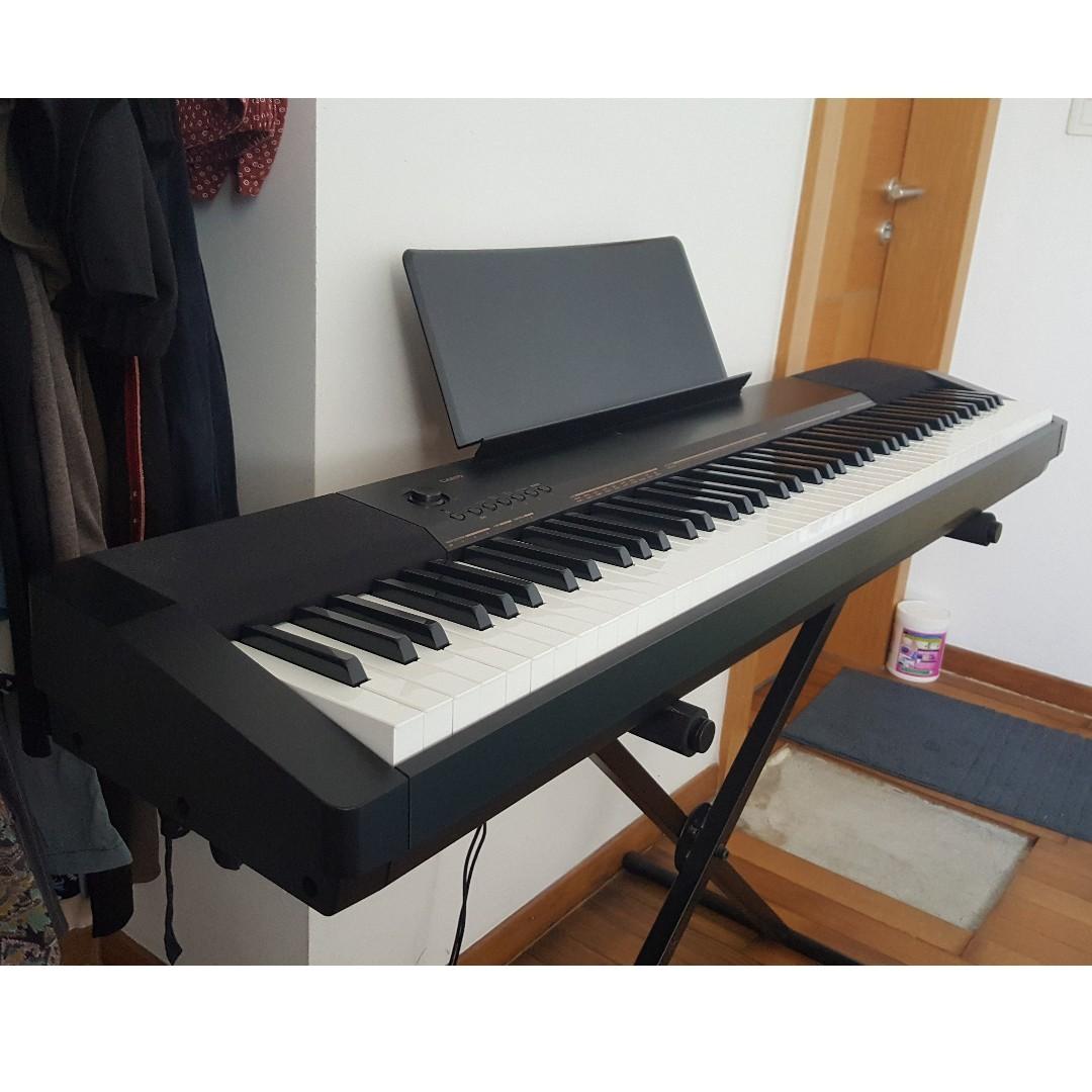 Amazon Jungle fyrværkeri Plante Casio CDP 130 Digital Piano, with Piano Stand and Instrument Bag, Hobbies &  Toys, Music & Media, Musical Instruments on Carousell