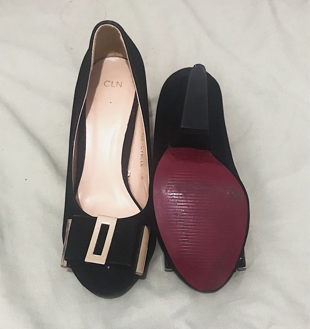 celine black and white shoes