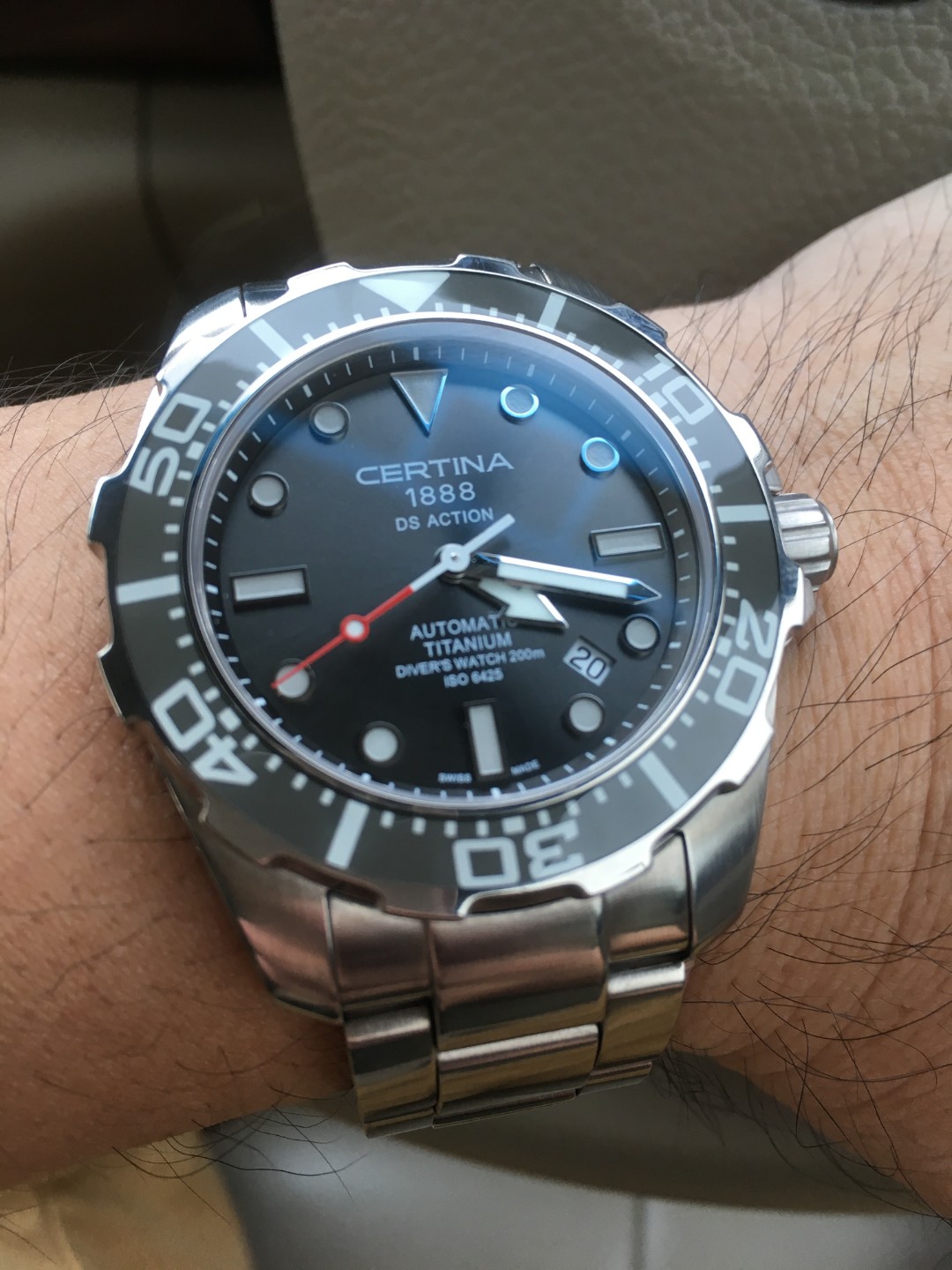 Certina ds action diver titanium 2025 automatic