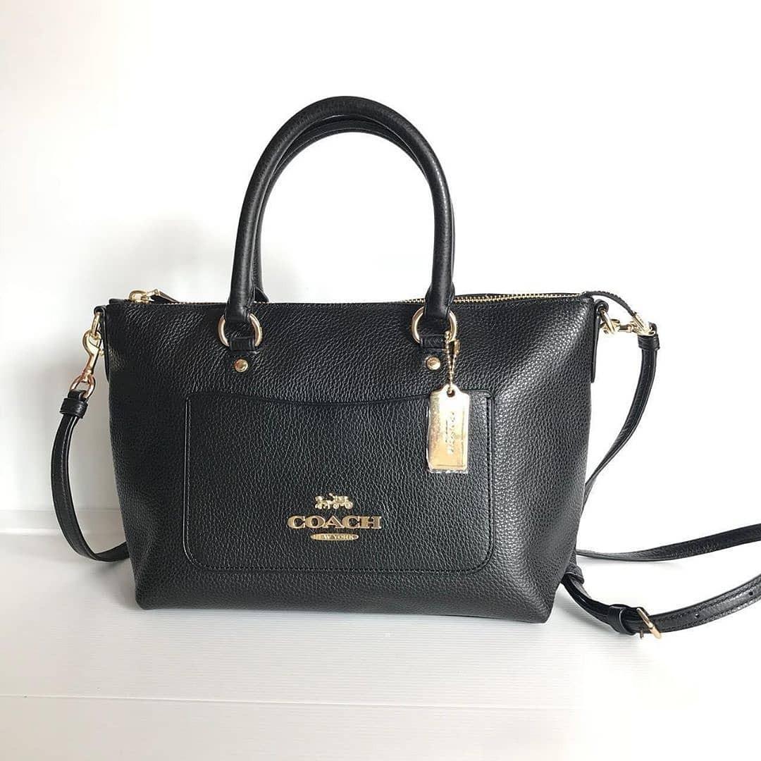 Coach mini emma satchel size sale