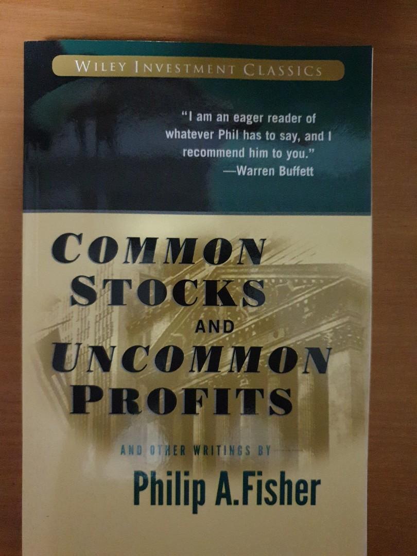 Common Stocks And Uncommon Profits Books Stationery Non