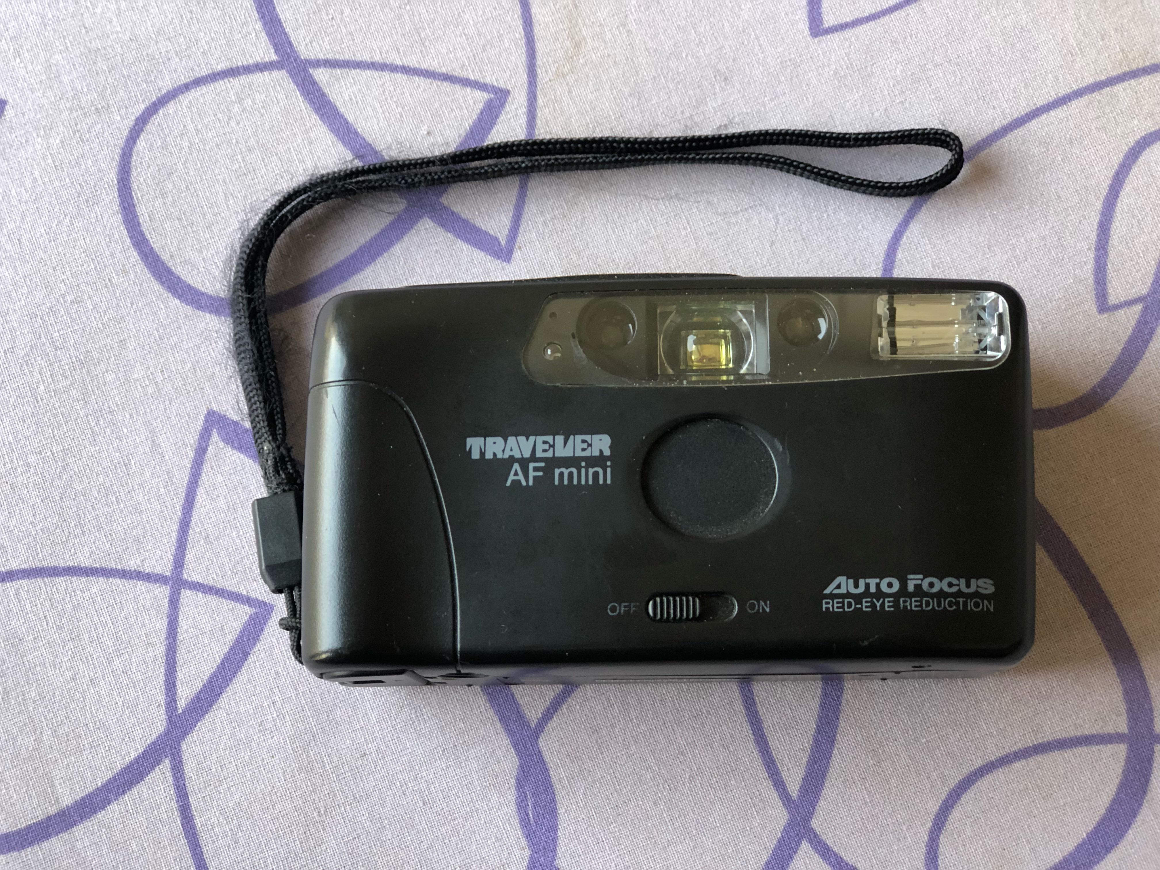 Compact Film Camera traveler af mini, Photography, Cameras on Carousell