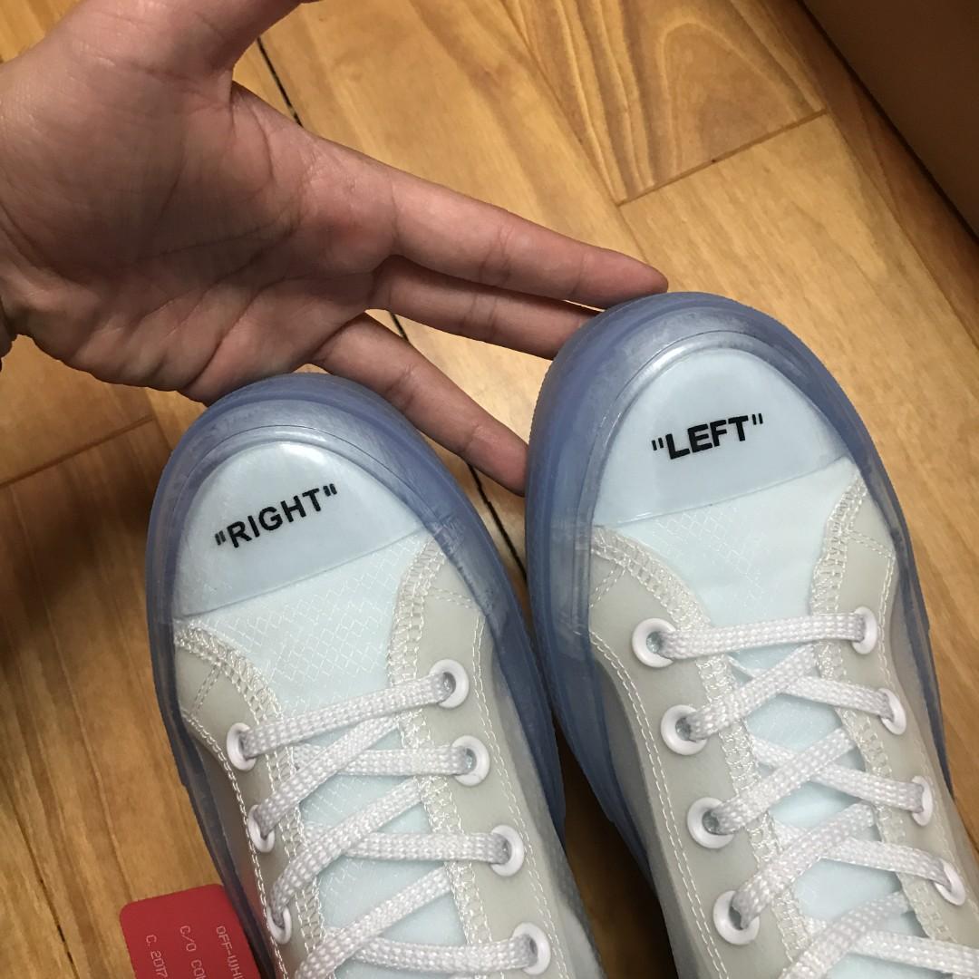 Off white clearance converse fcfs
