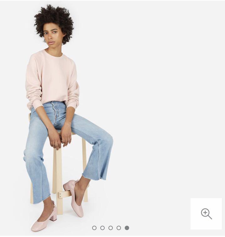 Everlane day heel pale rose online