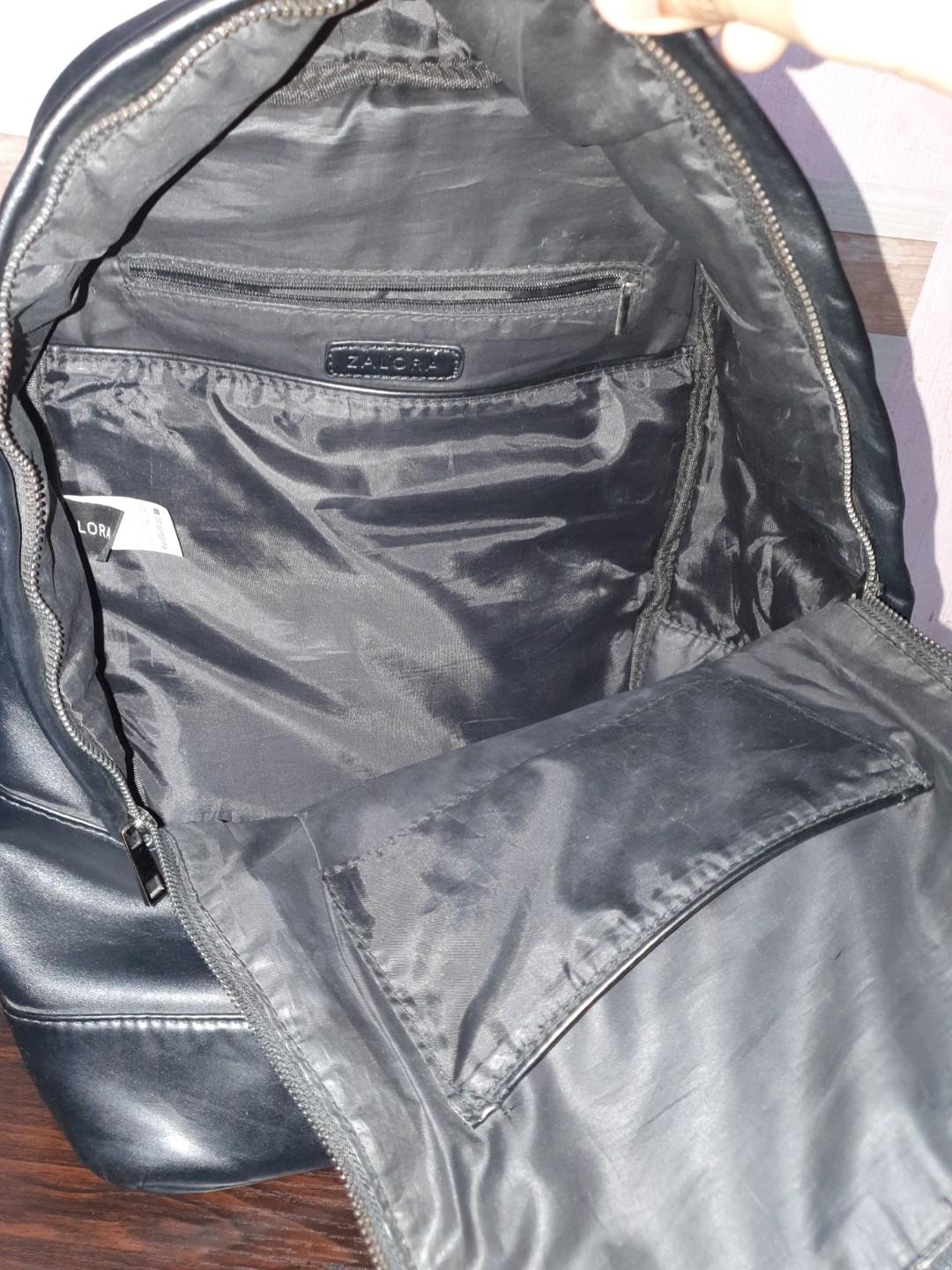 Faux Leather Backpack from ZALORA, Computers & Tech, Parts & Accessories, Laptop Bags & Sleeves