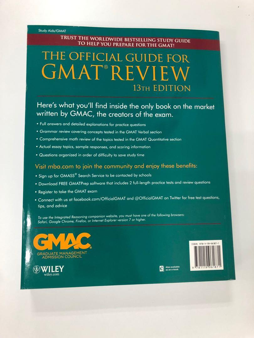 GMAT 13th Edition Review - The Official Guide, Hobbies & Toys, Books ...