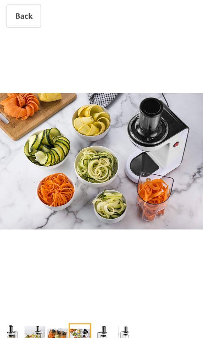 Electric Spiralizers & Dicers, Gourmia GES580 Electric Spiralizer