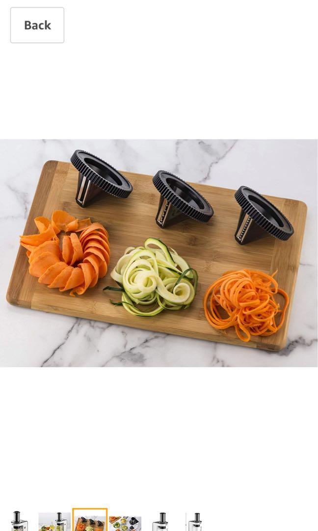 Electric Spiralizers & Dicers, Gourmia GES580 Electric Spiralizer