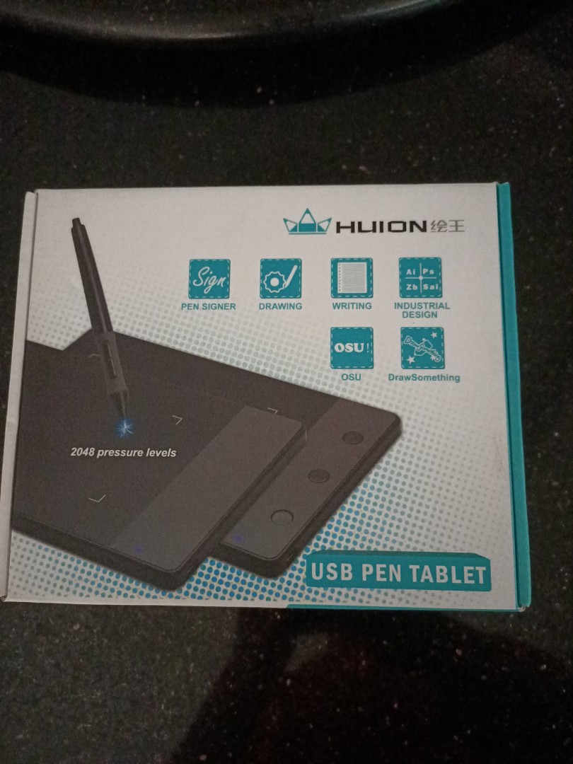 Huion drawing/OSU tablet Mobile Phones Gadgets E Readers on Carousell