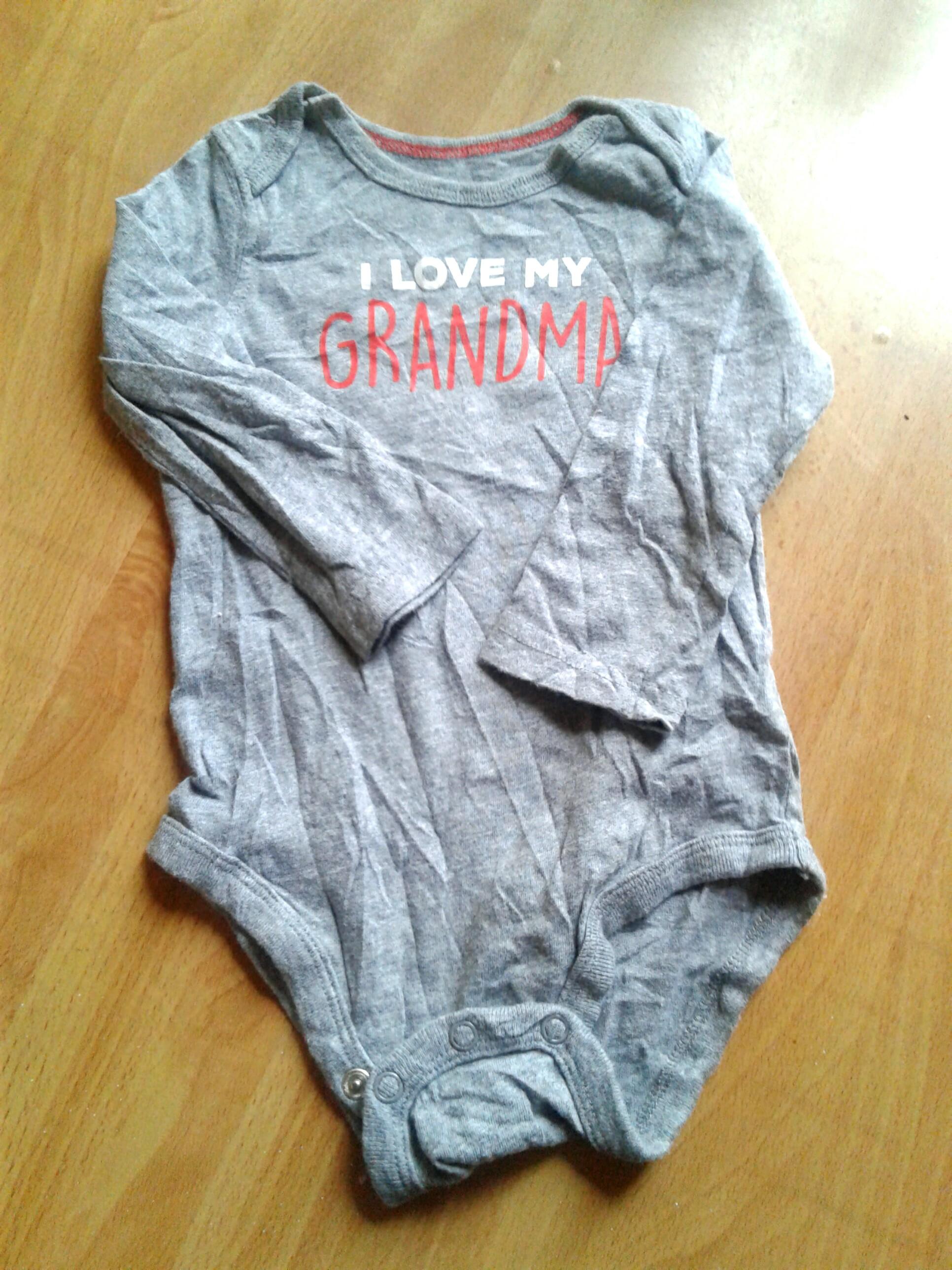 i love my grandma onesie