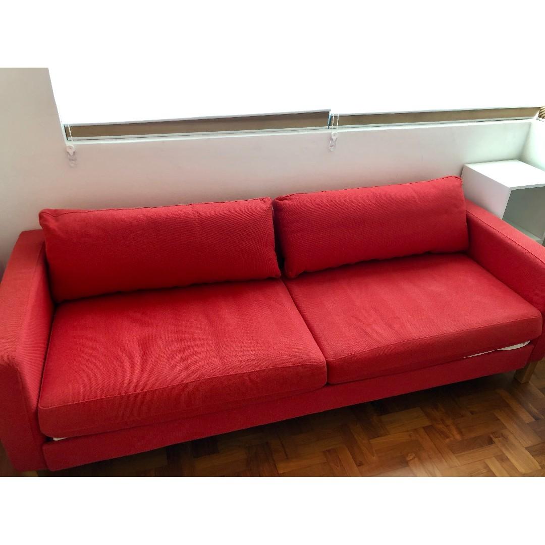 IKEA KARLSTAD 3Seater Sofa Bed, Furniture & Home Living, Furniture