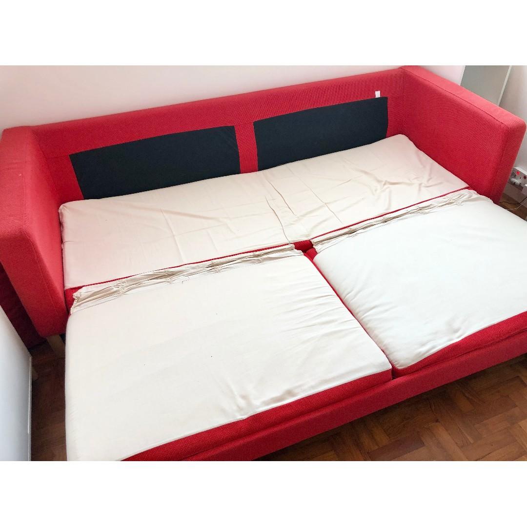 IKEA KARLSTAD 3Seater Sofa Bed, Furniture & Home Living, Furniture