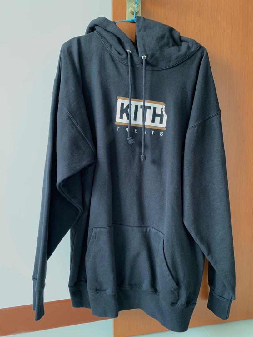 Kith Treats Ice Cream Sandwich Black Hoodie, Men's Fashion, Coats