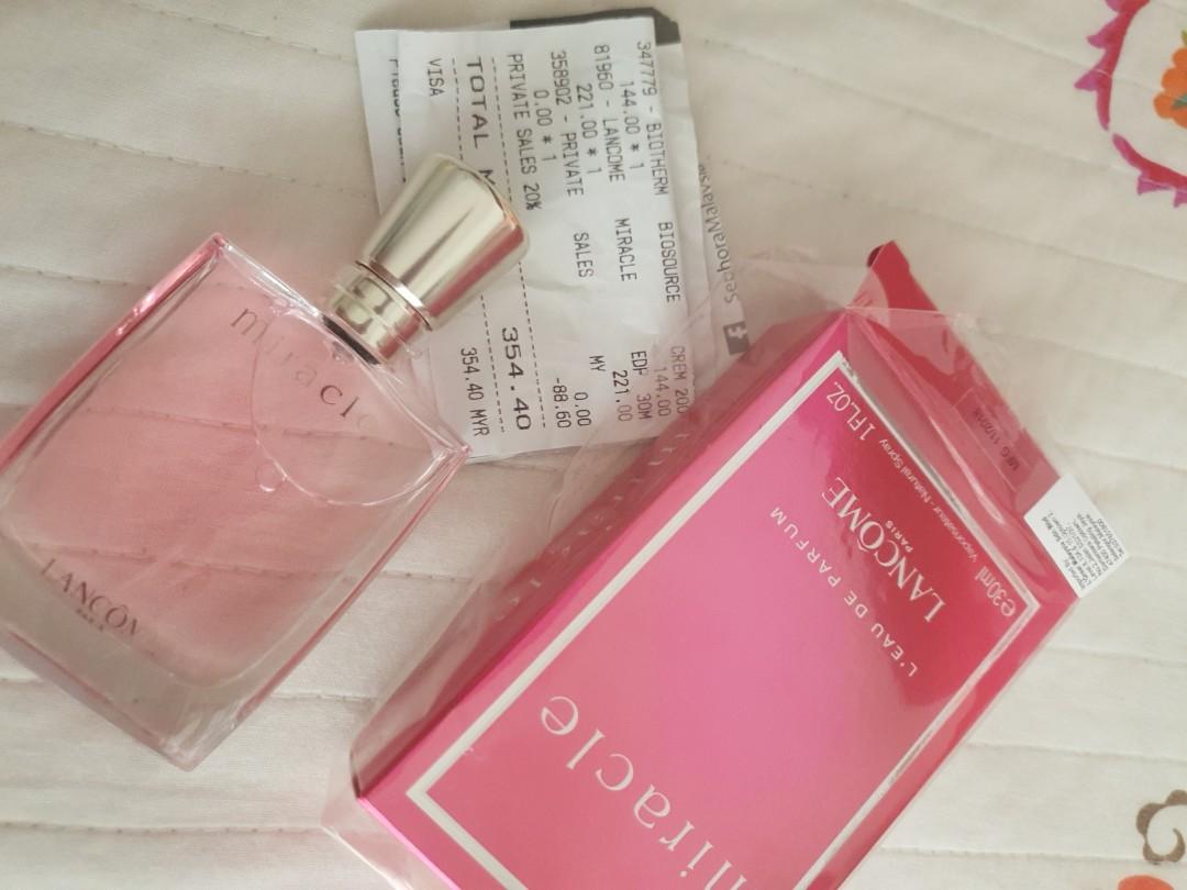 Lancome Miracle 30ml original, Beauty & Personal Care, Face, Face Care ...
