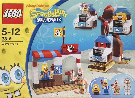 Brand NEW LEGO SpongeBob SquarePants 3816 Glove World Retired!