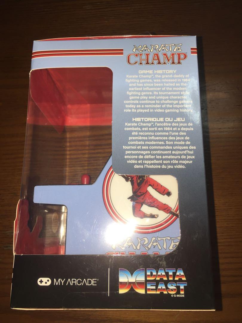 Micro player retro arcade game Karate Champ & Bad Dudes, Video Gaming