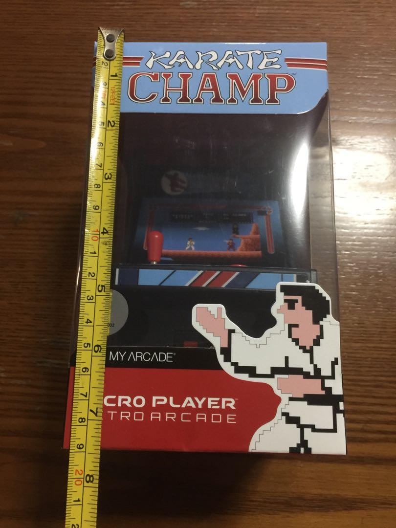 Micro player retro arcade game Karate Champ & Bad Dudes, Video Gaming