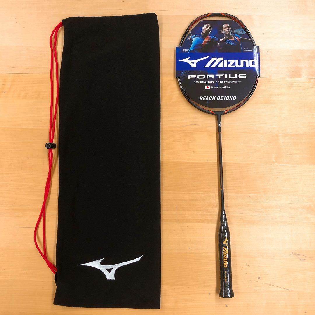 MIZUNO 日本製羽毛球拍Fortius 10 Power (AHSAN使用中), 運動產品 