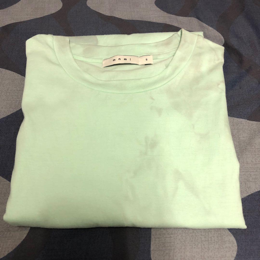 Mnml Tiffany Green Mint Tie Dye Tee Women S Fashion Clothes