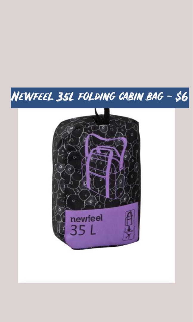 Newfeel 35l best sale folding cabin bag